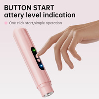 Épilateur électrique rechargeable pour femme avec batterie au lithium, alimentation USB, écran LCD, sans douleur, étanche IPX7, usage domestique