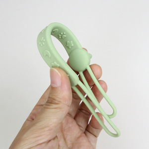 Tongtu Newborn Baby Silicone Teething Clip Prevent Falling Pacifier <b>Chain</b> with <b>Nipple</b> Holder Model for Kids - Product Image 4