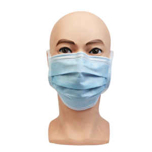 3Q Produsen Grosir 510K ASTM LEVEL2 Perlengkapan Perawatan Kesehatan Biru 3d Masker Wajah Dental 3ply Masker Medis Sekali Pakai dengan Dasi - Product Image 4