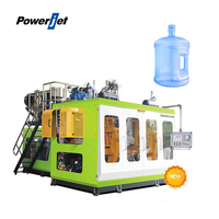 Powerjet 5 gallons bouteille d'eau par soufflage, Machine de moulage par soufflage, ligne de Production, prix d'usine
