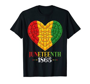 T-Shirt in cotone lavata in cotone juneenth con juneenth Black <span class=keywords><strong>History</strong></span> da uomo - Product Image 4