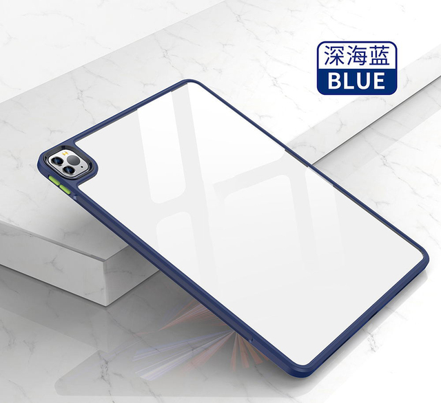 Lightweight TPU and Acrylic Back Cover Tablet Cases for ipad Mini 4/5 6 10.2 10.5 9.7 12.9