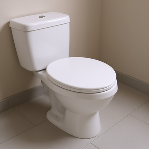 Asiento de Inodoro Blanco de 50.6 cm de Longitud para Personas Mayores - Product Image 3