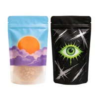 Sachet Mylar souple personnalisé de 3,5 g avec fermeture éclair, imprimé, anti-odeur, pour chips et aliments pour animaux de compagnie