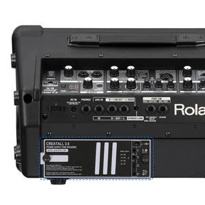 Batterie lithium rechargeable amovible pour amplificateur de guitare Roland Cube Street EX - Product Image 5