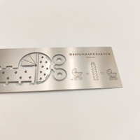 Pochoirs en acier inoxydable brossé gravé sur mesure, modernes, fabriqués en usine à Guangdong, pour la sérigraphie