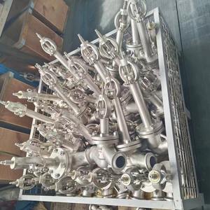 Vannes à boisseau sphérique à bride en acier inoxydable haute température DZ41W et DZ41Y -196°C, structure de contrôle - Product Image 2