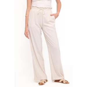 Pantalones Rectos de Secado Rápido y Ecológicos para Mujer, Ideales para el Trabajo, con Sensación Transpirable y Ajuste Confiable, Material de Poliéster/Algodón - Product Image 2