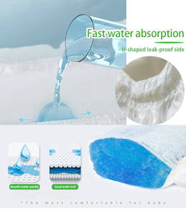 Panneaux jetables écologiques personnalisés OEM, couches en bambou pour bébés, biodégradables, pantalon d'entraînement, pièces - Product Image 4