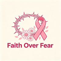 Transfert DTF de sensibilisation au cancer du sein, verset biblique chrétien, ruban rose floral, impression à chaud pour T-shirt