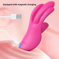 Vibrador de Estimulación del Punto G y del Clítoris para Mujeres, con 10 Velocidades de Vibraciones Internas y Externas