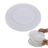 Séparation d'assiettes de dîner en feutre, pièces, accessoires de protection de vaisselle en porcelaine