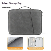 Housse intérieure pour ordinateur portable en polyester - Pochette respirante et imperméable avec poignée pour tablettes et accessoires électroniques