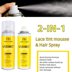 Faible quantité minimale de commande 100ml 230ml Perruque Dentelle Fusion <span class=keywords><strong>Spray</strong></span> Marque Privée Aérosol Réservoir Dentelle Tenant <span class=keywords><strong>Spray</strong></span> Tenue Extrême Perruque Dentelle Fusion <span class=keywords><strong>Colle</strong></span> - Product Image 2