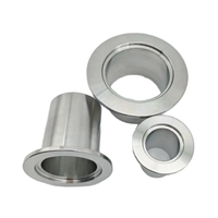 Mandrin de micro-usinage à basse pression KF40 en acier inoxydable 304 usiné CNC, à connexion à tête large ou petite, pour le soudage