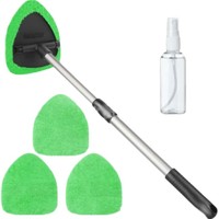 Tongkat Teleskopik Aluminium Alloy Microfiber PVC untuk Membersihkan Kaca Mobil, Penghapus Embun, Sikat Pembersih Jendela, Pengikis Air, Pencuci Mobil