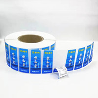 Etiqueta Adhesiva de Vinilo Impermeable para Bebidas, Etiquetas Impresas Personalizadas para Máquinas de Etiquetado Automático (Vino, Cerveza, Café)