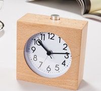 Horloge de table silencieuse à quartz analogique Imarch avec mécanisme de mouvement à quartz et lumière