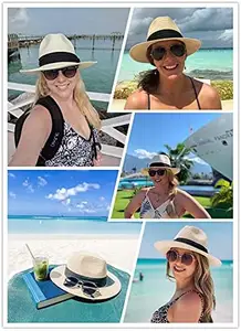 2022 Grosir Topi Jerami Desain Disesuaikan Sombreros Sun Wide Brim Panama Topi Jerami untuk Pria Wanita Unisex Musim Panas Floppy 7 ~ 10 Hari