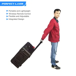 Perfect Laser - 100W JPT portable Laser Cleaner Pulsed Fiber Rust Remover Laser Cleaning Machine for metal steel oil aluminum