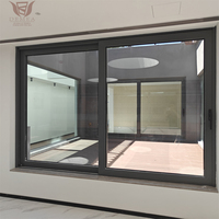 Villa-Fenster mit thermischer Trennung aus Aluminium, deutscher Beschlag, schalldicht, isoliertes Glas, maßgefertigt, Holz-Aluminium-Verbundholz