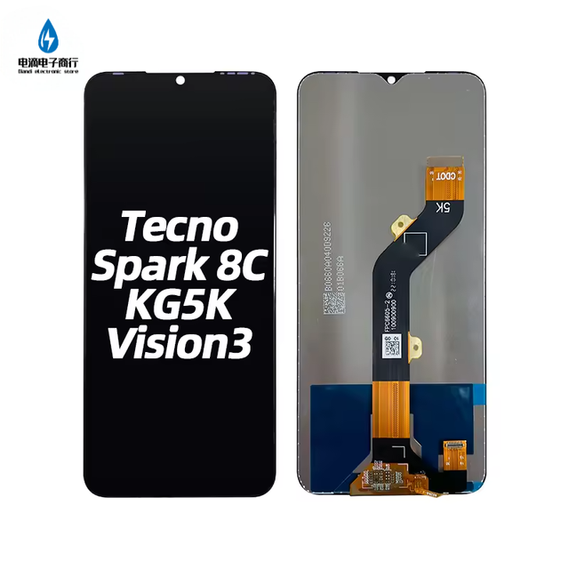 Hot Sale Full Assembly TFT LCD Screen for Tecno Spark 8C/Spark Go 2022 KG5 KG5h KG5k KG5j Mobile Phone Display