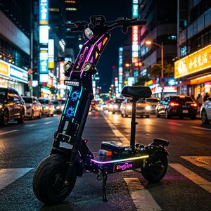 US Warehouse G14 <b>72V</b> 35Ah 80-100km Range Dual Motor Scooter 13 Inch Tires NFC Card Unlock Adult for Commuting - Product Image 1