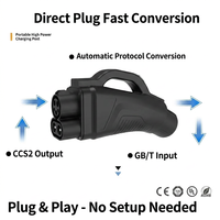 Adaptador de Carga Rápida CCS2 GBT DC de 300KW 300A 1000V Directo de Fábrica, Compatible con OEM, Convertidor de Cargador para Vehículos Eléctricos, Certificado CE, Nuevo