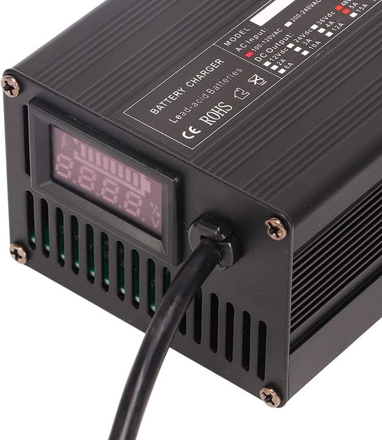 LCD Display 52V Lithium Battery Charger 58V 58.8V 5A Electric Bike Battery Charger 52V Lithium Ion Charger for E-bike,Scooter
