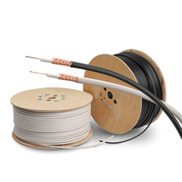 Câble coaxial semi-fini RG6 RG58 RG59, fil semi-fini Sat703, câble coaxial pour caméra CCTV/CATV pour la Turquie, le Pérou, le Bangladesh