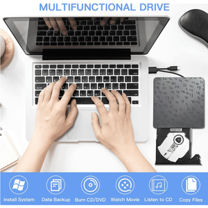 Usine 5 en 1 HUB mince <span class=keywords><strong>lecteur</strong></span> de CD <span class=keywords><strong>DVD</strong></span> externe USB 3.0 type-c multiport TF SD USB 2.0 graveur de <span class=keywords><strong>lecteur</strong></span> optique externe pour <span class=keywords><strong>ordinateur</strong></span> <span class=keywords><strong>portable</strong></span> - Product Image 2