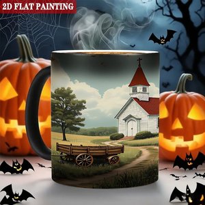 Mug magique en céramique noir givré de 11 oz, changeant de couleur à la chaleur, souvenir de fête d'anniversaire, cadeau - Product Image 6