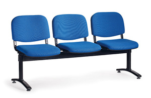 Sillas de espera de 3 plazas para asientos de viga de aeropuerto de acero inoxidable de metal comercial - Product Image 6