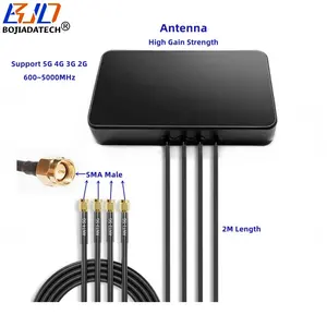 5G 4G LTE Модуль 600 ~ 5000 мГц антенна с высоким коэффициентом усиления 4 SMA-Male кабели 2 м 3,5 м с магнитной присоской