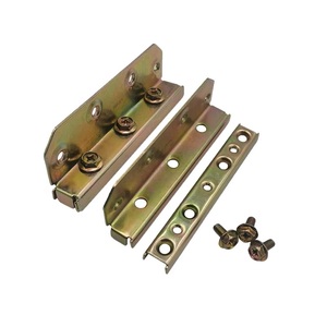 Conector de Cama de 120 mm, Placa de Soporte para Cama de Hierro Galvanizado con Diseño Contemporáneo para Dormitorio - Product Image 1