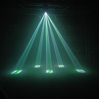 Meilleur laser RGB professionnel de 8 W pour scène avec DMX512 et ILDA programmable pour scène, DJ, fête, cérémonie, boîte de nuit, KTV