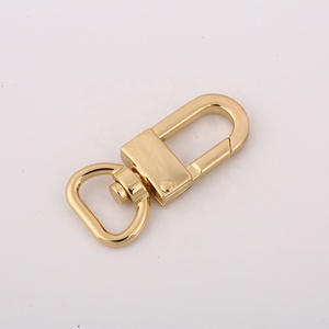 Sang Trọng Lớn Kẽm Hợp Kim Vàng Xoay Snap Hook | Thân Thiện Với Môi Hình Bầu Dục Cơ Sở Kim Loại Clasp Cho Thiết Kế Phụ Kiện Túi Xách - Product Image 6