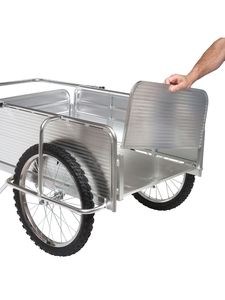 รถเข็นสวนพับได้ทำจากอะลูมิเนียม ทนทานต่อการกัดกร่อน พร้อมล้ออะลูมิเนียม - Product Image 5