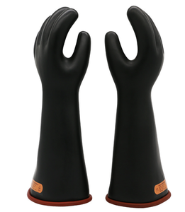 Gants de travail en caoutchouc naturel isolants haute tension électrique AC classe 4 40KV - Product Image 2