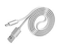 Câble de données Micro USB PINYI certifié CE RoHS, charge rapide 3A, blindage tressé, design plat coloré pour téléphone portable intelligent