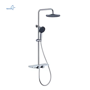 Sistema <span class=keywords><strong>Doccia</strong></span> a Vista di Grado Architettonico con <span class=keywords><strong>Soffione</strong></span> <span class=keywords><strong>Doccia</strong></span> a Doppia Funzione e Miscelatore in Ottone Anti-Calcare - Product Image 1