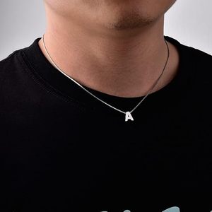 Collier lettre mode Collier neutre plaqué or plaqué rhodium <span class=keywords><strong>en</strong></span> argent sterling 925 Design classique - Product Image 4