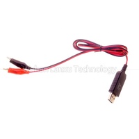 Kabel Charger Pengganti Baterai AA AAA dengan Konektor Buaya USB 5v ke 1.5V 3V 4.5V 6V 9V 12V untuk Lampu LED dan Mainan Elektronik