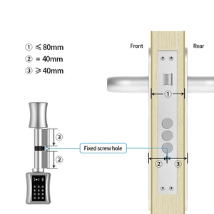 TT <span class=keywords><strong>Lock</strong></span> Khóa Kỹ Thuật Số Thông Minh Thay Thế Xi Lanh Ứng Dụng Không Chìa Điều Chỉnh Được Bằng Ứng Dụng - Product Image 5
