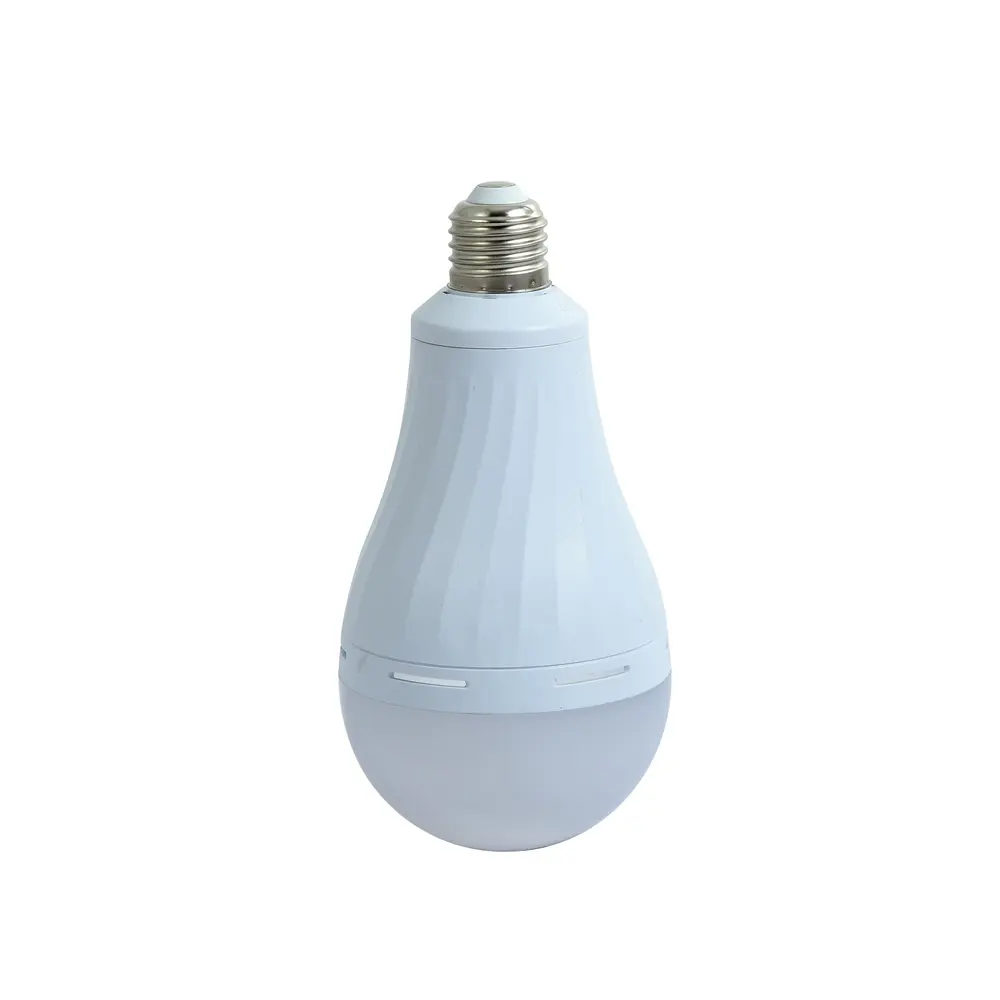 Lâmpada recarregável de emergência, lâmpada de luz de emergência de 10 w e26 b22 e27 com lâmpada da bateria