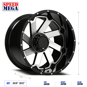 ล้อแม็กซ์ SUPER BLACK ขอบขัดเงา สำหรับรถ SUV ขนาด 26x12J และรถกระบะขนาด 26x14J ล้อแต่งสำหรับรถ SUV - Product Image 5