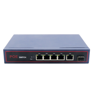 Conmutador de Red Gigabit de Venta Caliente de Fábrica, 1 SFP, 5 RJ45, Convertidor de Medios de Fibra Óptica BIDI 20KM, Conmutador SFP PoE, Conmutador Ethernet - Product Image 1