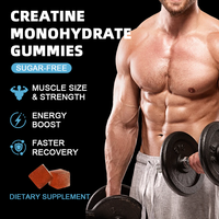 Gummies OEM de Créatine Monohydrate, Taurine et L-Carnitine 5000mg Sans Sucre Certifiées Naturelles – Complément Énergétique