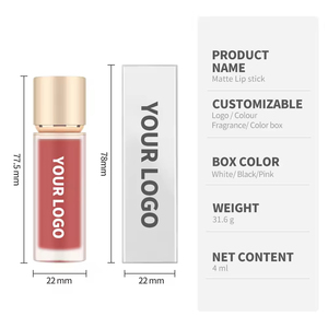 Gloss à lèvres liquide rose longue tenue, vegan, sans cruauté, résistant à l'eau, pour usage quotidien et soirées, marque privée SHS - Product Image 5