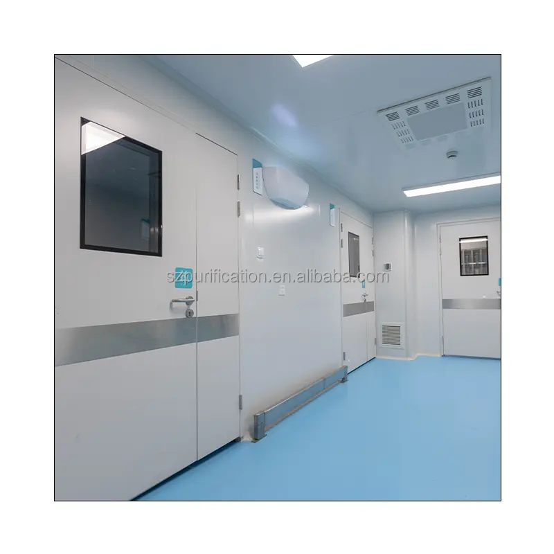 GMP มาตรฐาน staiess พัดลม FFU กรองเฮปาแบบครบวงจรโครงการ Cleanroom โรงพยาบาลที่มี9001 ce/iso